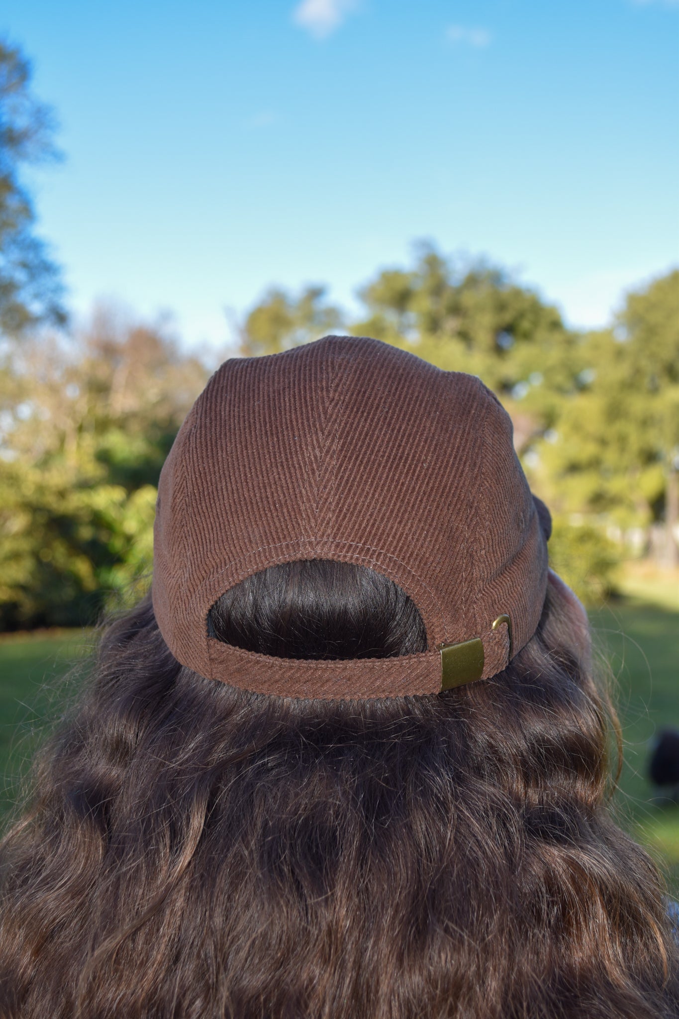 Brown Corduroy Cap
