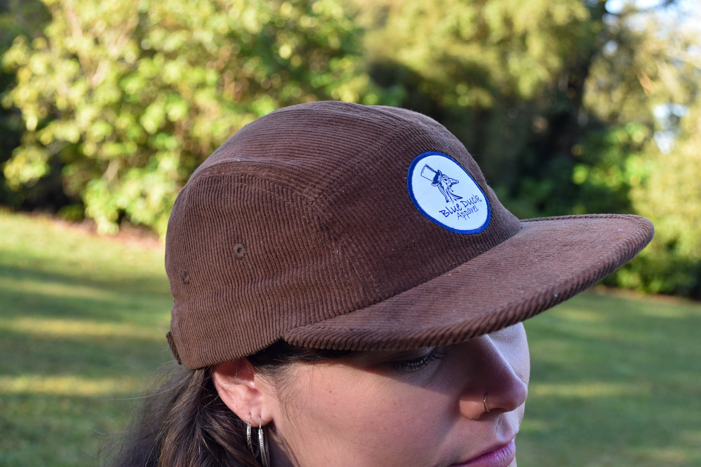 Brown Corduroy Cap